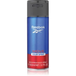 Reebok Move Your Spirit Dezodorant Męski Spray 150ML - Dezodoranty i antyperspiranty dla kobiet - miniaturka - grafika 1