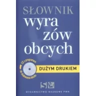 Encyklopedie i leksykony - Wiśniakowska Lidia Dużym drukiem Słownik wyrazów obcych z płytą CD - miniaturka - grafika 1