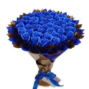 Prezent na 40 Urodziny. Bukiet mydlany kwiaty mydlane róże 40 szt. - Zestawy upominkowe - miniaturka - grafika 1