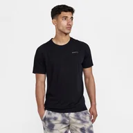Koszulki męskie - Męska Koszulka z krótkim rękawem CRAFT CORE ESSENCE BI-BLEND TEE M 1913205-999000 – Czarny - miniaturka - grafika 1
