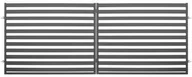Bramy garażowe - Brama ogrodzeniowa dwuskrzydłowa Inka antracyt, 150x400 cm - miniaturka - grafika 1