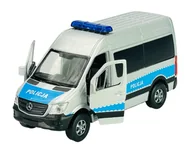 Samochody i pojazdy dla dzieci - WELLY MERCEDES-BENZ SPRINTER PANEL VAN POLICJA POLSKA 1:34 43730 - miniaturka - grafika 1
