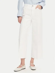 Tommy Hilfiger Jeansy WW0WW44363 Biały Wide Leg - Spodnie damskie - miniaturka - grafika 1