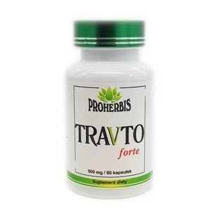 PROHERBIS Proherbis Travto forte 500mg 60 kap - Suplementy naturalne - miniaturka - grafika 1