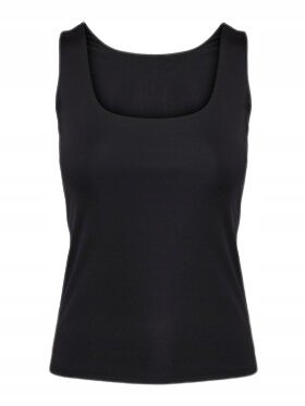 VERO MODA DAMSKI TOP CZARNY GŁADKI KLASYCZNY XS DRJ