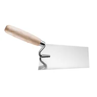 Narzędzia murarskie - Kielnia czworokątna 26 nierdzewna 18 x 12 cm rączka drewniana - miniaturka - grafika 1