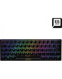 ES layout - Sharkoon SKILLER SGK50 S4, gaming keyboard Kolor: CZARNY, Kailh Red - Klawiatury - miniaturka - grafika 1