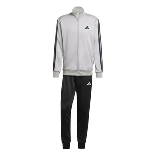 Męski Dres ADIDAS M 3S FT TT TS JI8876 – Szary - Dresy męskie - miniaturka - grafika 1