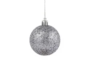 Bombki choinkowe grafitowe - 6 cm - 12 szt. - Bombki - miniaturka - grafika 1