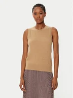 Swetry damskie - Tommy Hilfiger Sweter WW0WW43956 Beżowy Regular Fit - miniaturka - grafika 1