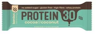 Bombus Baton Protein 30% kakao- kokos BEZGL. 50 g - Batony proteinowe - miniaturka - grafika 1