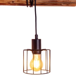 Żyrandol Woodland 4-punktowa klatkowe klosze - Lampy sufitowe - miniaturka - grafika 5