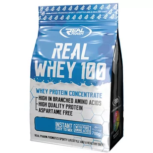 Real Pharm Odżywka białkowa Whey 100 700g Smaki Slony karmel (5902444706447) - Odżywki białkowe - miniaturka - grafika 1