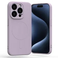 Etui i futerały do telefonów - Mercury MagSafe Semi-Silicone iPhone 15 Pro 6,1" liliowy fiolet /lilac purple - miniaturka - grafika 1