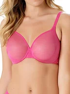 Biustonosze - Gossard Damski błyszczący przezroczysty formowany biustonosz, magenta, 70F - miniaturka - grafika 1