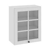 Meble kuchenne - Matera Witryna Wisząca Gv-60 Biały Mat - miniaturka - grafika 1