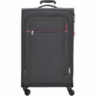 Walizki - American Tourister Crosstrack wózek 4-kołowy 79 cm grey/red - miniaturka - grafika 1