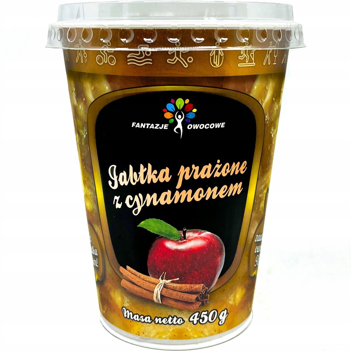 Jabłka Prażone Z Cynamonem Zero Cukru Frużelina 450 G