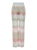 Spodnie damskie - ONLY Spodnie "Alvira" w kolorze jasnoróżowo-turkusowym - miniaturka - grafika 1