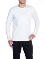 Koszulki męskie - Vaude VAUDE męski T-shirt Brand Long Sleeve, biały, XL 064540015500 - miniaturka - grafika 1