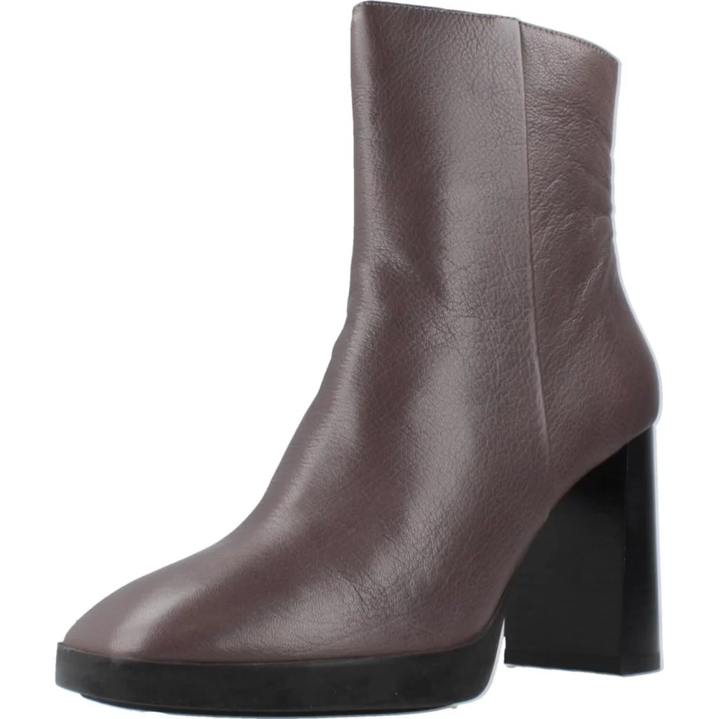Geox Damskie buty D Teulada C Ankle Boot, szary (Graphite), 40 EU