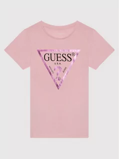 Koszulki dla chłopców - Guess T-Shirt J73I56 K8HM0 Różowy Regular Fit - grafika 1