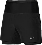 Spodenki męskie - Mizuno Krótkie spodenki męskie z wieloma kieszeniami Czarny XXL - miniaturka - grafika 1