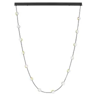 Lampy sufitowe - Wisząca lampa na listwie CUTERVO LE44603 LED 46W 3000K kule czarna złota biała - miniaturka - grafika 1
