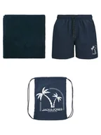 Kąpielówki dla chłopców - Jack&Jones Junior Szorty kąpielowe Maui 12283797 Granatowy Regular Fit - miniaturka - grafika 1