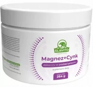 Witaminy i minerały - Slavito SLAVITO Magnez + Cynk minerały 264g 5900588006720 - miniaturka - grafika 1