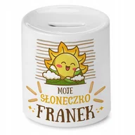 Skarbonki - Skarbonka 330 ml Dla Franka Syna Dziecka Prezent z Nadrukiem ze Zdjęciem + Opakowanie na prezent (wzór 01) - miniaturka - grafika 1