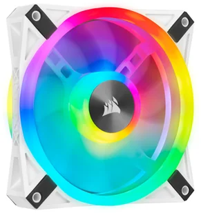 Corsair CORSAIR iCUE QL120 RGB 120mm White Single Fan CO-9050103-WW - Wentylatory komputerowe - miniaturka - grafika 2