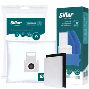 5x Worki + zestaw 7x filtrów Sillar do odkurzacza Thomas Pet&Family Aqua+ - Worki do odkurzaczy - miniaturka - grafika 1