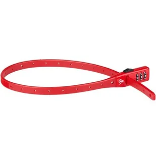 Zapięcie rowerowe DUNLOP 2573236 Linka Czerwony - Zabezpieczenia do roweru - miniaturka - grafika 1