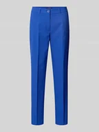 Spodnie damskie - Spodnie do garnituru o kroju regular fit w kant model ‘GJ’ - miniaturka - grafika 1