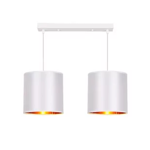 Candellux Lampa wisząca biała listwa 2xE27 Atlanta 32-00644 32-00644 - Lampy sufitowe - miniaturka - grafika 1