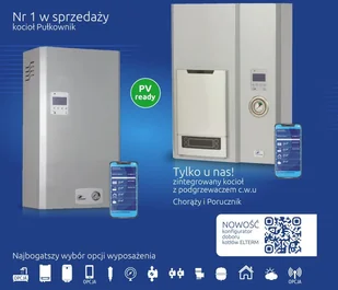 Elterm Porucznik AsC-W Kocioł elektryczny wodny z podgrzewaczem wody 4/12 kW 118304 - Piece i kotły grzewcze - miniaturka - grafika 1