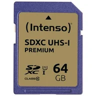 Karty pamięci - Intenso SDXC Class 10 64GB (3421490) - miniaturka - grafika 1