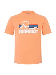 Marmot Koszulka "Coastal" w kolorze pomarańczowym - Koszulki sportowe damskie - miniaturka - grafika 1