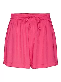 Spodenki damskie - VERO MODA Women's VMBUMPY WVN NoOS szorty, Pink Yarrow, M, różowy, M - grafika 1