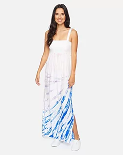 Sukienki - Hurley Damska sukienka w Lei Maxi Dress niebieski indygo XS CQ2525 - grafika 1