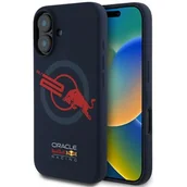 Etui i futerały do telefonów - Etui RED BULL HC Silicone ORBR20 Logo Red Lining MagSafe do Apple iPhone 16 Granatowy - miniaturka - grafika 1