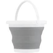 Inne artykuły do sprzątania - Wiadro NILS CAMP NC1783 5L Szary - miniaturka - grafika 1