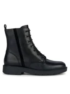 Botki damskie - Geox Botki D Spherica Ec1 D36QRA 04322 C9999 Czarny - miniaturka - grafika 1