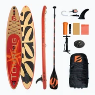 Deski SUP i akcesoria - Deska SUP Bass Touring 12'0" PRO + Extreme Pro M+ pomarańczowa  - miniaturka - grafika 1