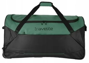 Torba Podróżna na kółkach Travelite Basics 71cm Czarno Zielona - Torby podróżne - miniaturka - grafika 1