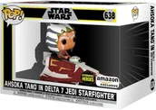 Figurki dla dzieci - Figurka Funko Pop! Rides: Star Wars - Ahsoka Tano in Delta-7B 14 cm 73706 - miniaturka - grafika 1