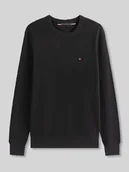 Swetry męskie - Sweter z dzianiny o kroju regular fit z czystej bawełny - miniaturka - grafika 1