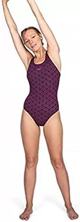 Stroje kąpielowe - Speedo Boomstar Allover Kostium kąpielowy Muscleback Kobiety, black/electric pink DE 40 | US 36 2020 Stroje kąpielowe 68-12299B344-40 - grafika 1
