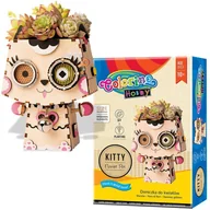 Puzzle - Puzzle Doniczka Kotek Prezent Na Dzień Dziecka 3D - miniaturka - grafika 1